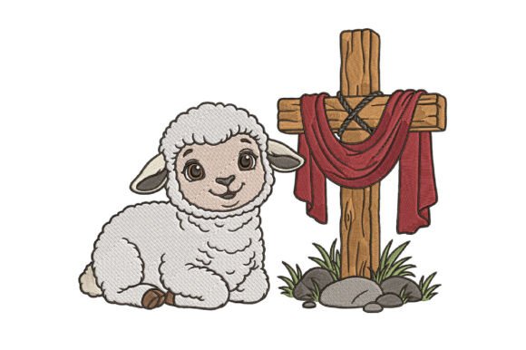 Christian Cross with Lamb Embroidery Review