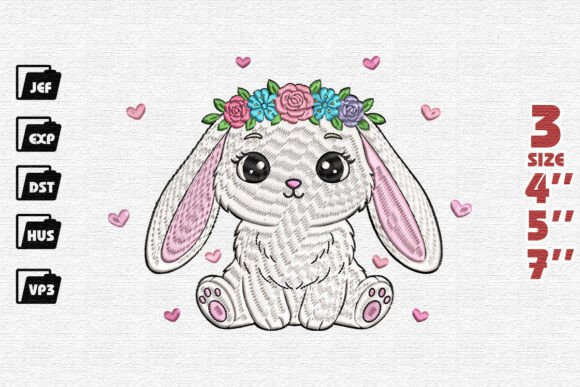 Cute Floral Bunny Embroidery Review