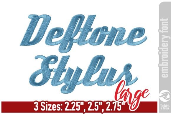 Deftone Stylus Retro Embroidery Font - L Review