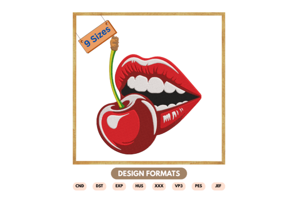 Fashion Lips Embroidery Design Review for Holiday Collections