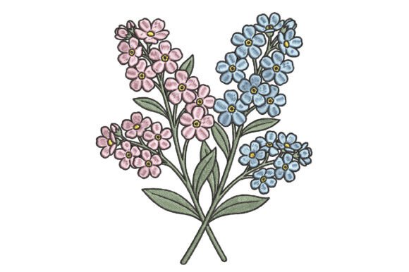 Forget Me Not Flower Embroidery: A Designer's Holiday Review