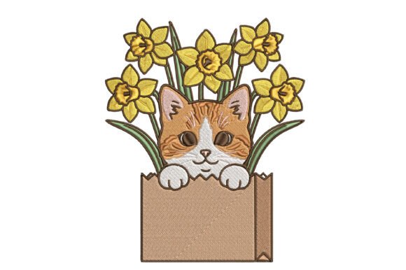 Peeking Cat Embroidery Design Review for Etsy Sellers