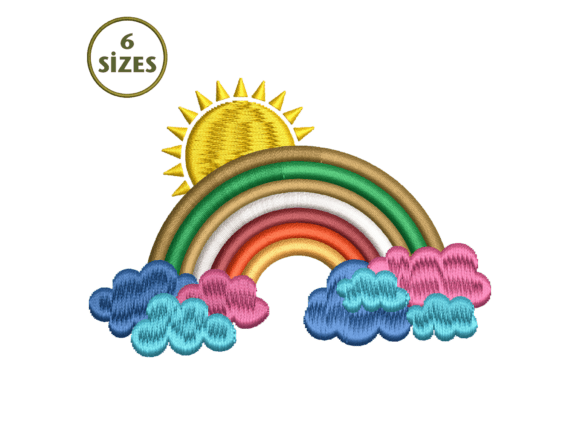 Rainbow Embroidery Digital Download Review