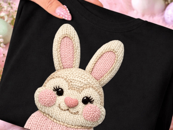 Reviewing Embroidery Faux Yarn Crochet Easter Rabb